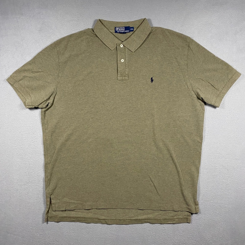 Vintage Polo Ralph Lauren Polo Shirt Mens XXL Short Sleeve Pique Cotton USA